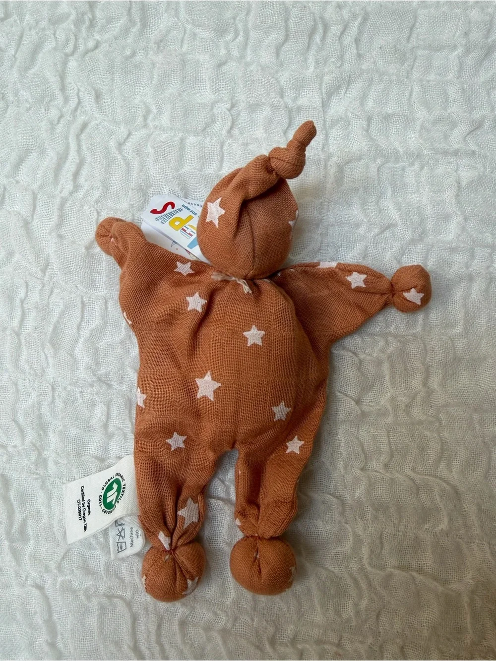 NWT Under the Nile Organic Cotton Baby Lovey